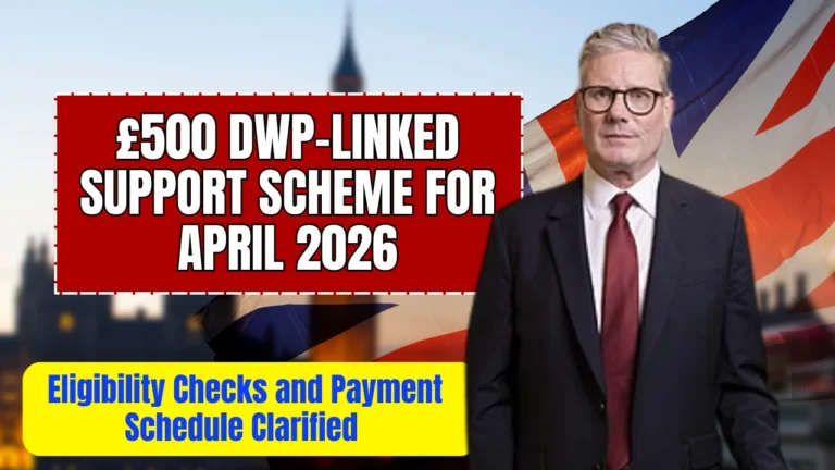 £500 DWP Support Scheme April 2026