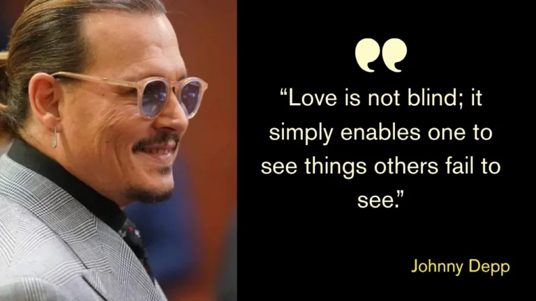 Quote of the Day by Johnny Depp