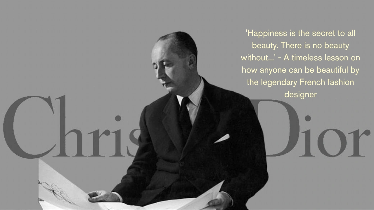 Quote of the day by Christian Dior