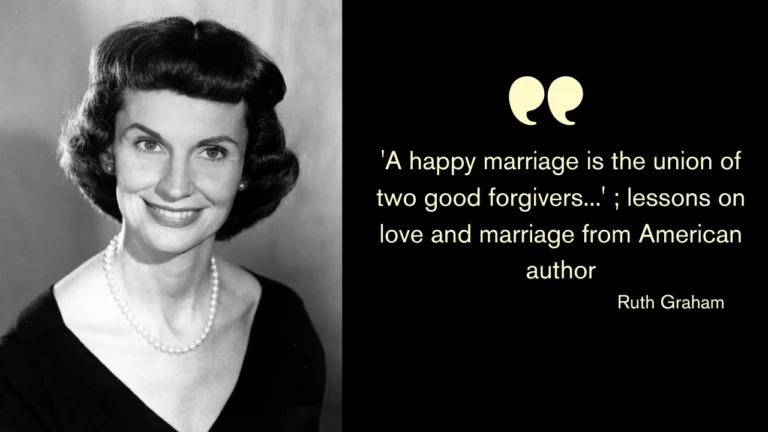 Quote of the day by Ruth Graham