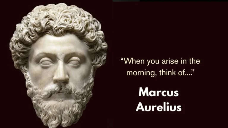 “When you arise in the morning, think of....”