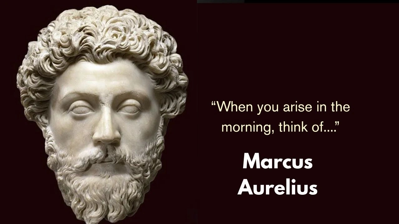 “When you arise in the morning, think of....”
